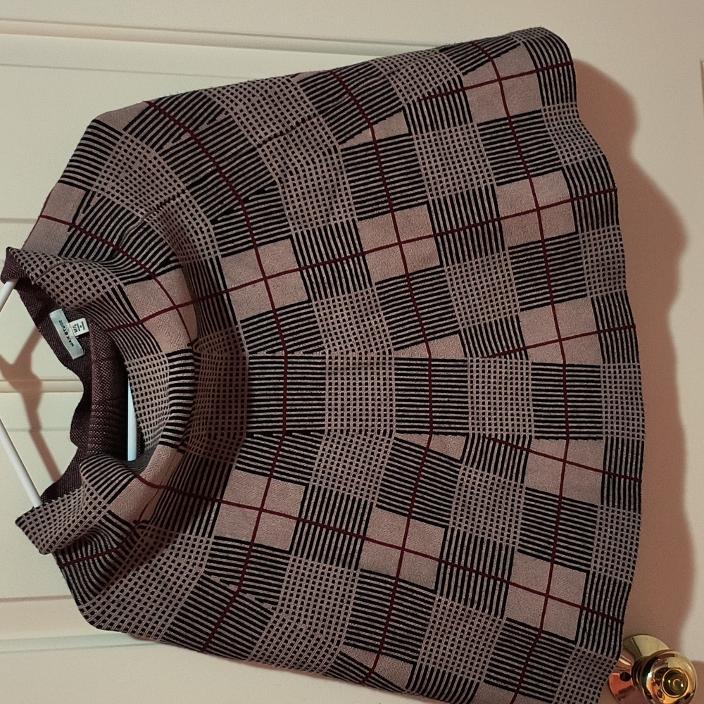 Flannel look skirt